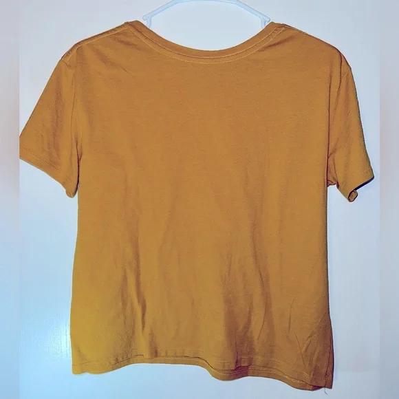 Fifth Sun Women’s Mustard Succulent Tee Size M - Picture 4 of 5